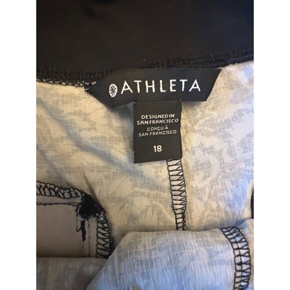 Athleta Women's Printed Athletic Shorts Size 18 - Picture 3 of 5